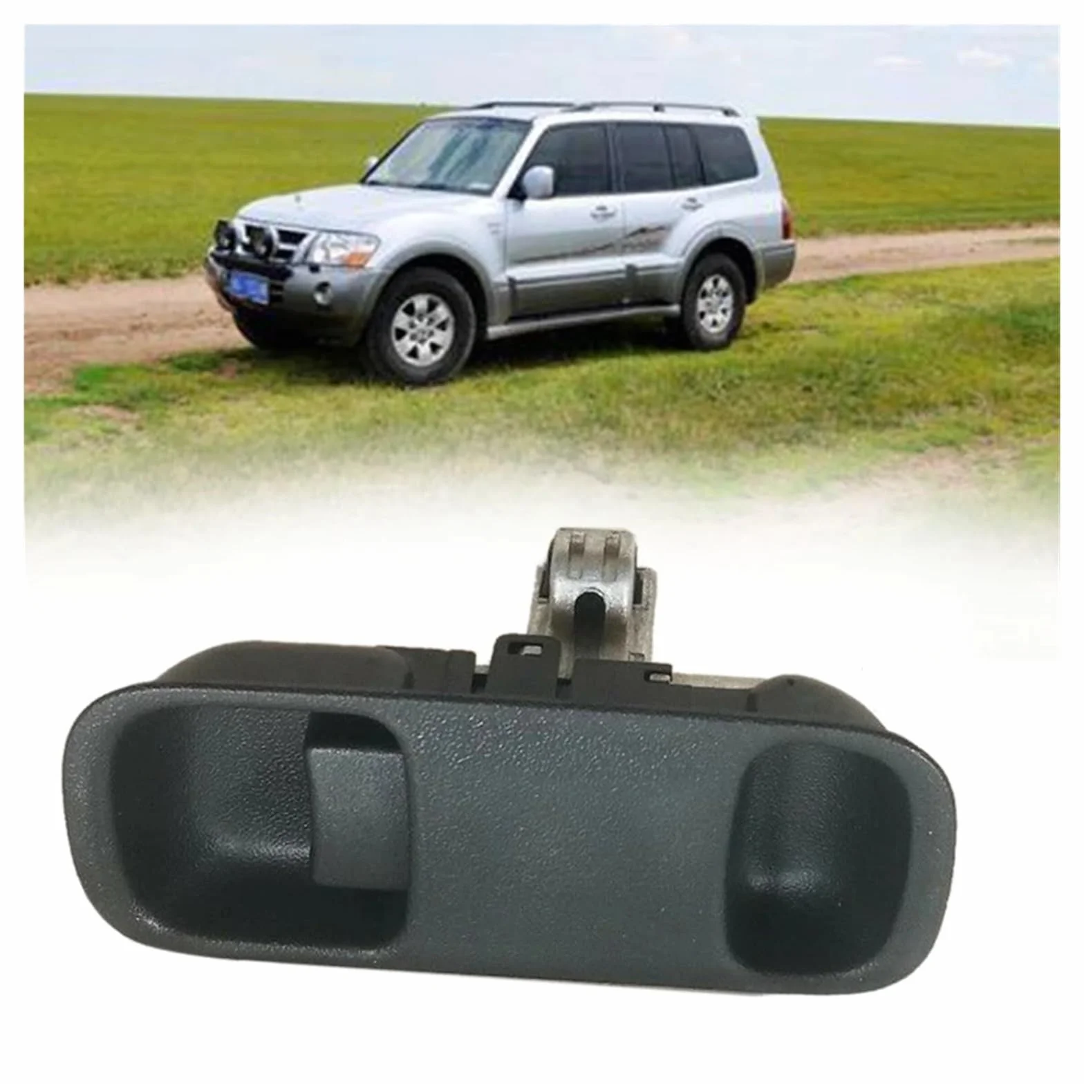 NEGRO Auto Superiore Vano Portaoggetti Blocco Cassetta Degli Attrezzi Blocco Latch, Misura for Mitsubishi, Montero Pajero MK3 V73 V75 V77 2000-2006 MR402499 serratura del vano portaoggetti
