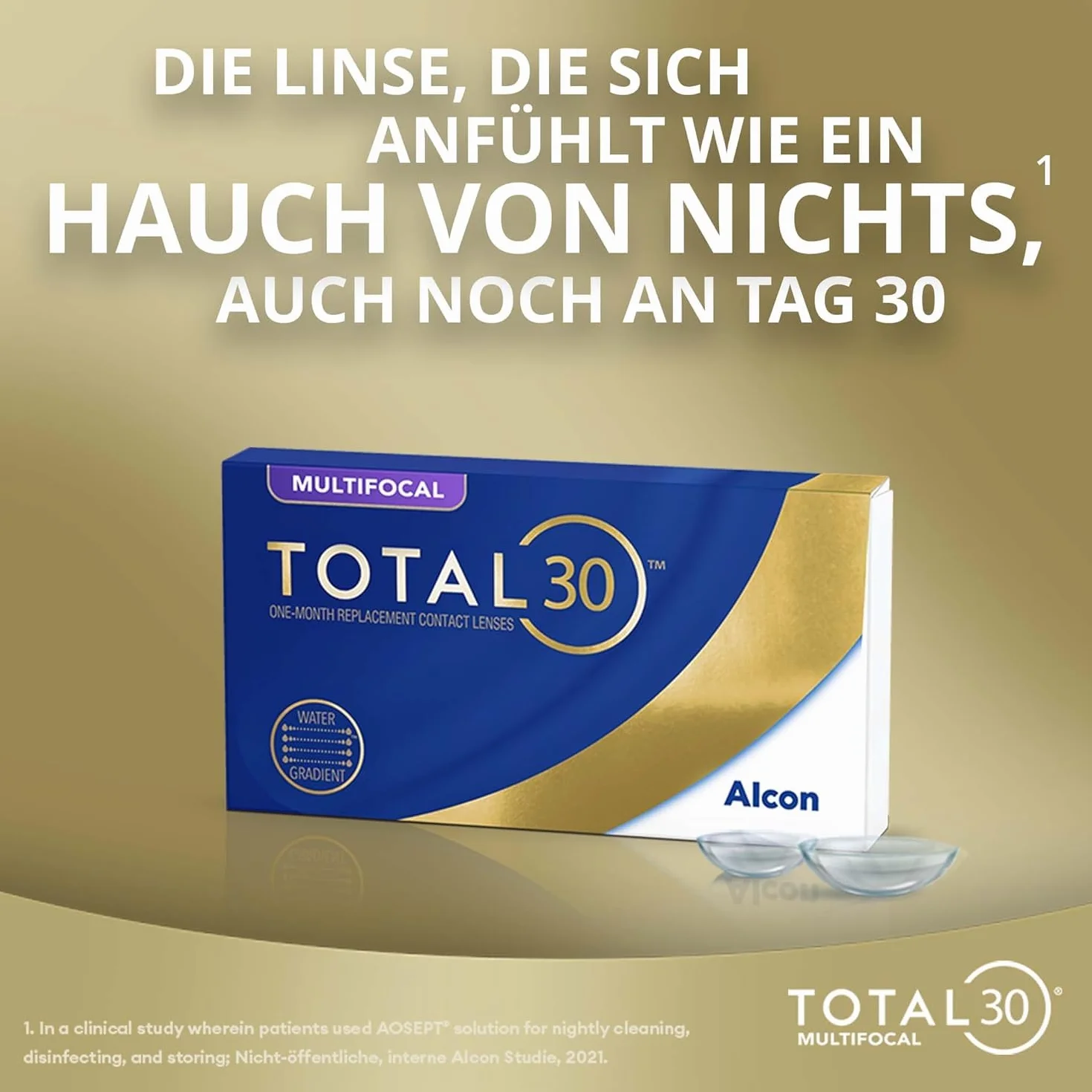 TOTAL30 Multifocal lenti a contatto mensili 6 lenti BC 8.4 mm DIA 14.2 mm ADD MED -05.25 diottrie