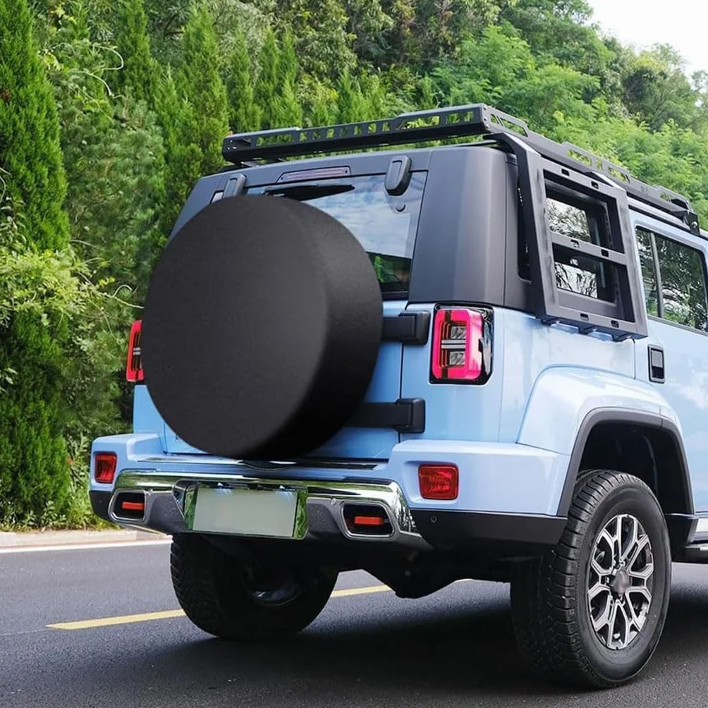 Suzuki Jimny GJ FJ Samurai Copriruota Ricambio Nero Pelle 14 cali 24-27