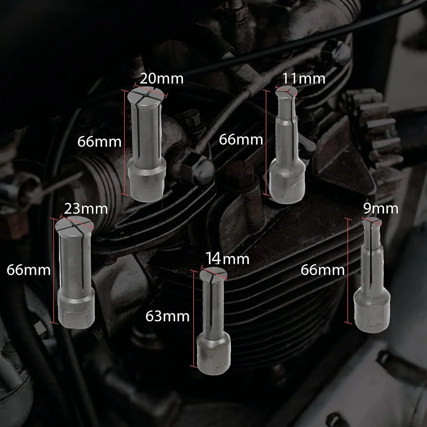 Kit Estrattore Interno Cuscinetti Moto 9-23mm, Estrattore Cuscinetti Sterzo Auto