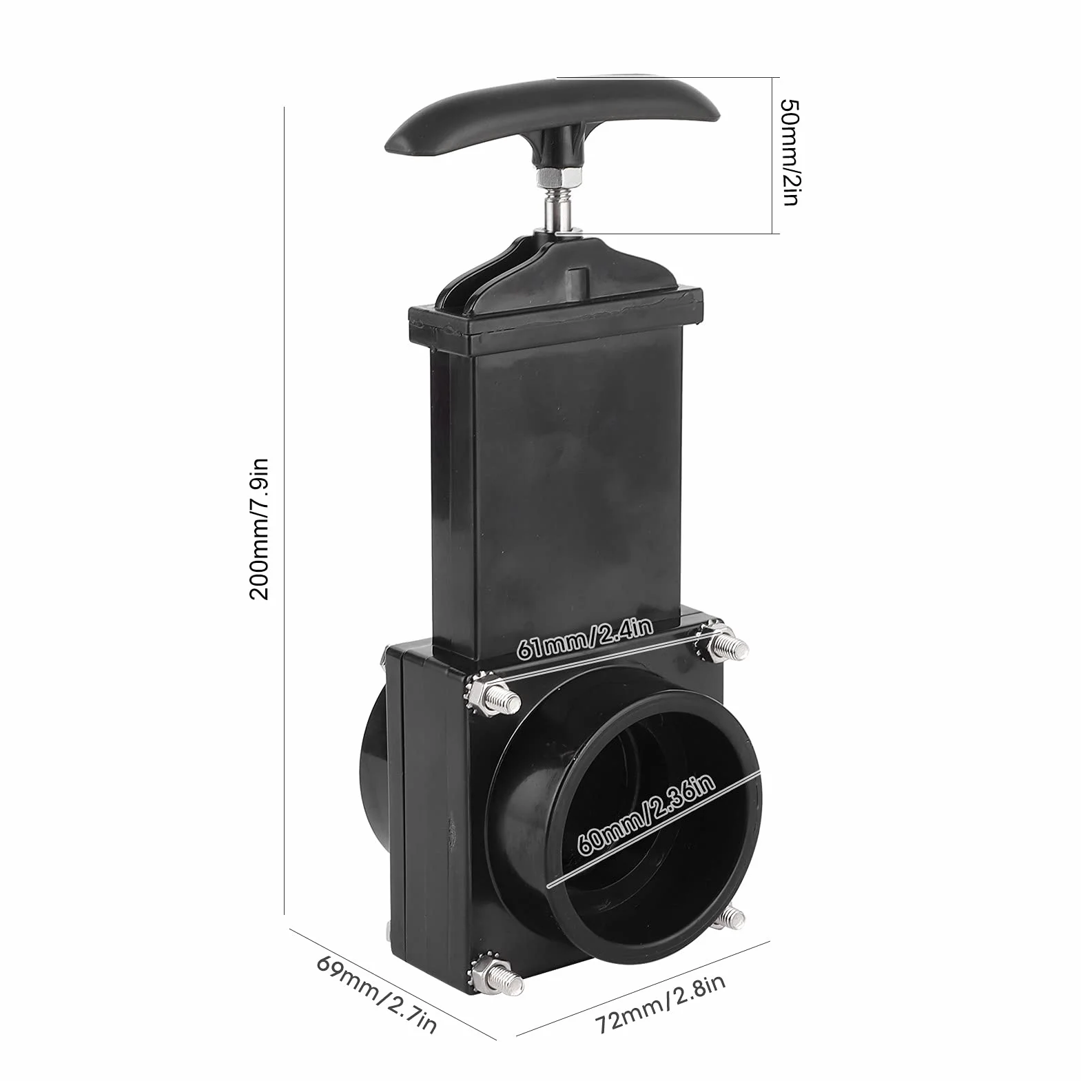 Valvola di Scarico ABS 50 Mm per Caravan Accessori Esterni