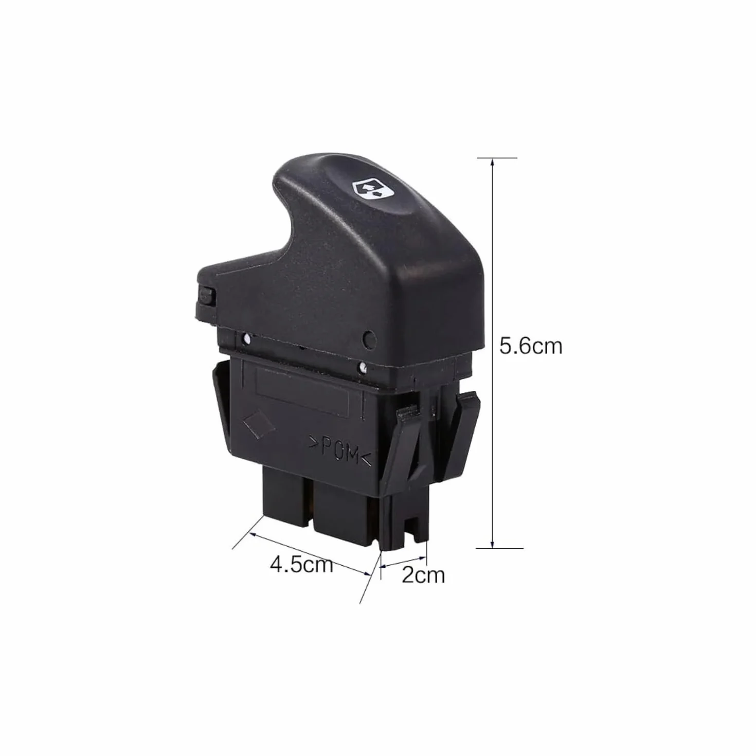 Interruttore di controllo alzacristallo anteriore sinistro o destro compatibile per Renault Clio 2 Kangoo Megane I Scenic I OEM 7700838101 7700421120