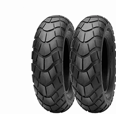 Deestone 100/90-10 Pneumatici per Piaggio Ape 50 Moto Scooter Copertoni Rinforzati 8PR 61L