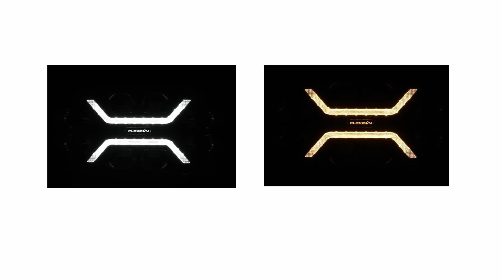 Generico 6 Fari da Lavoro LED 46W 12V 24V Luce Abbagliante Raggio Lungo Bianco Giallo + Posizione Bianco Arancio ECE E9 Veicoli Fuoristrada Camion
