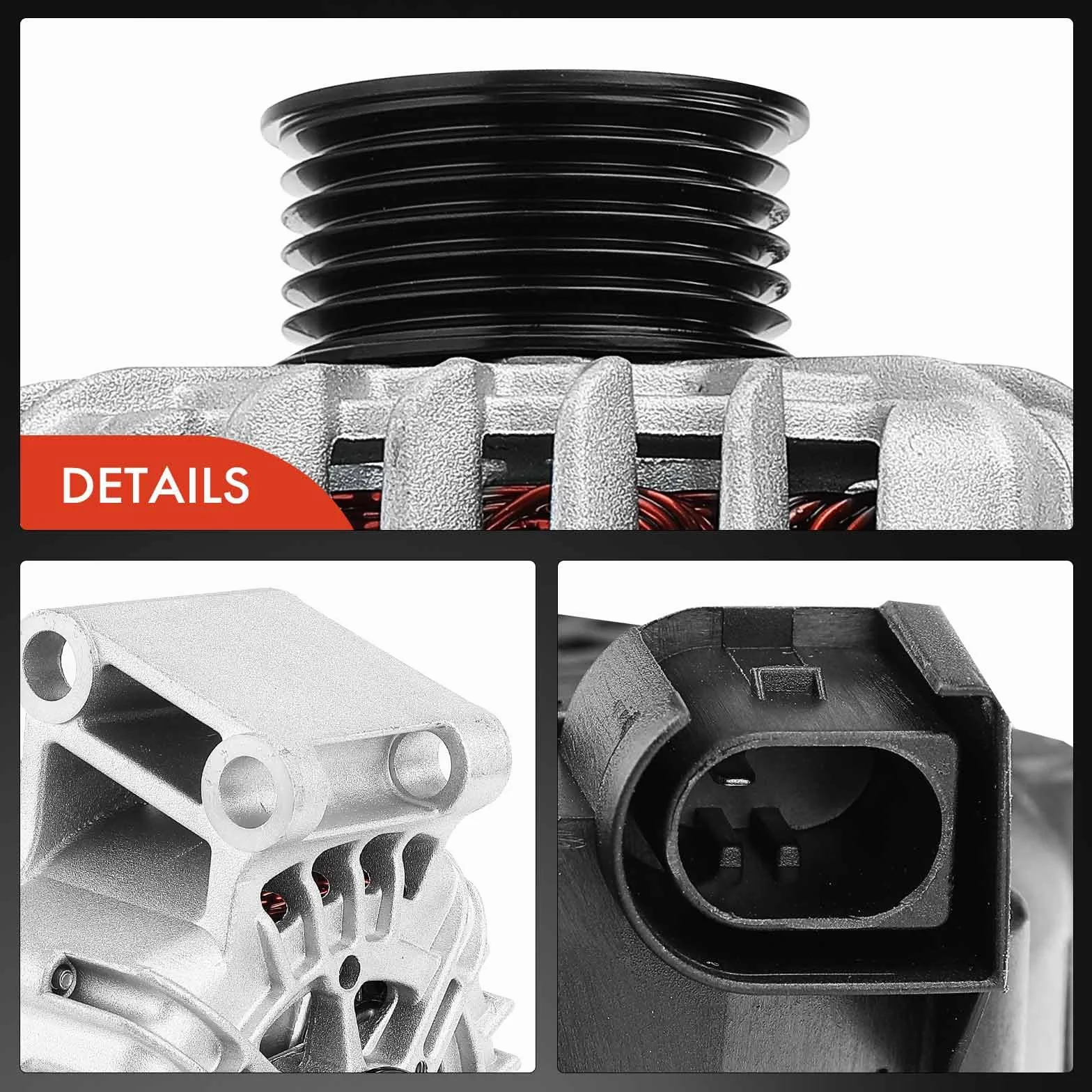 Frankberg Alternatore Compatibile Fiesta VI CB1 CCN 1.2L C-Max II DXA/CB7 DXA/CEU 1.0L 1.4L Focus III 1.6L B-Max JK 1.6L