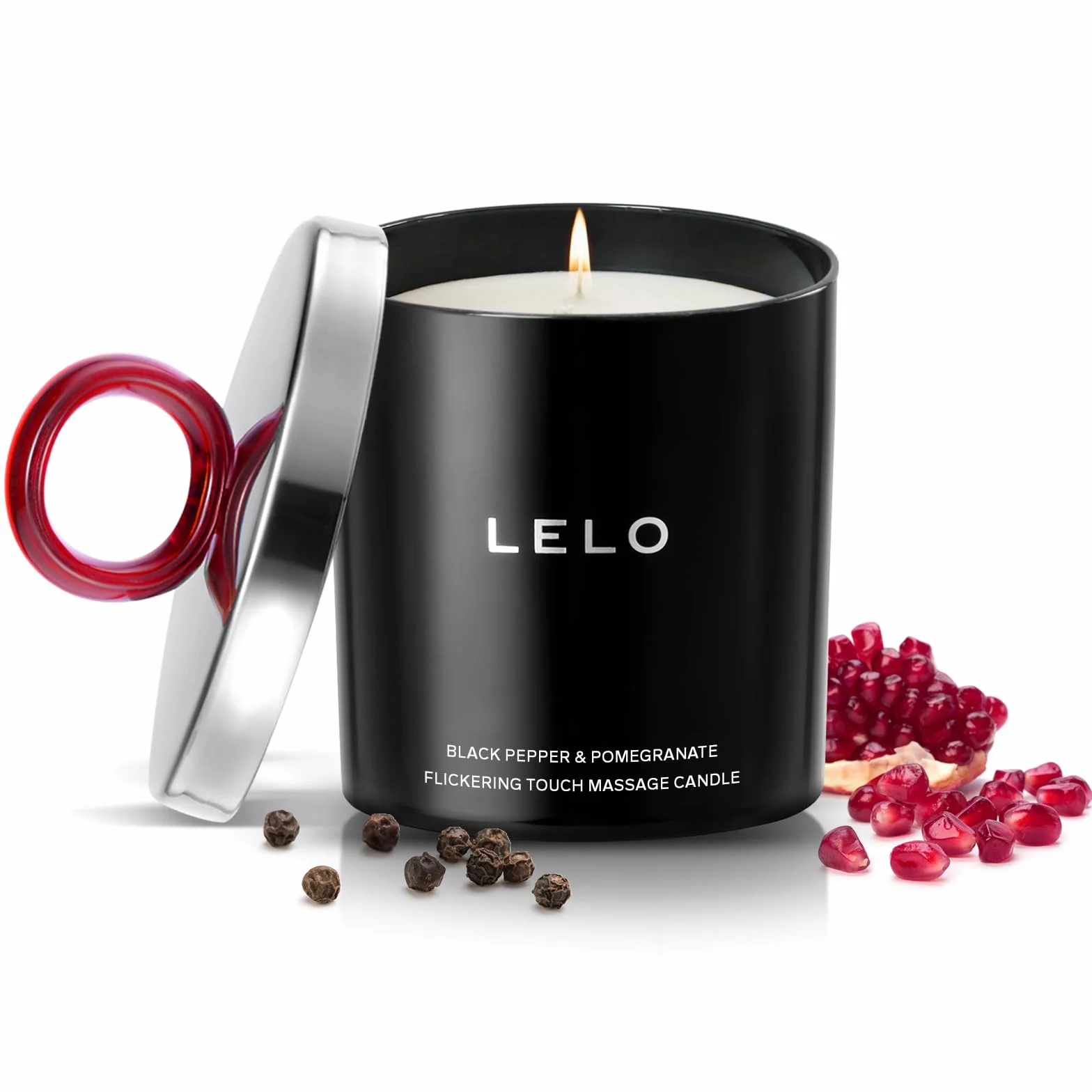 LELO Candela da Massaggio Olio per il Corpo Fragranza Pepe Nero & Melagrana