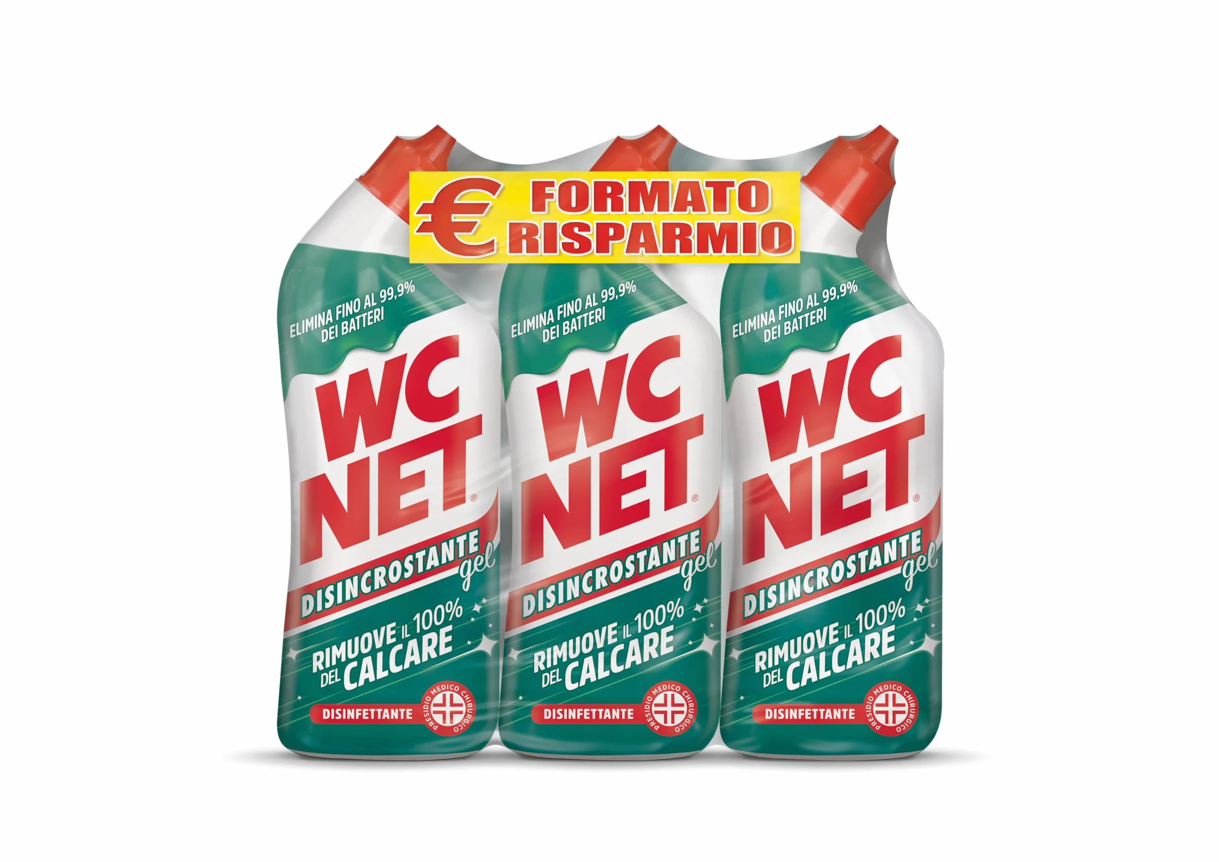 Disincrostante Disinfettante Gel per Sanitari e Superfici, Pulitore Liquido per Wc, 700 ml x 3 Confezioni