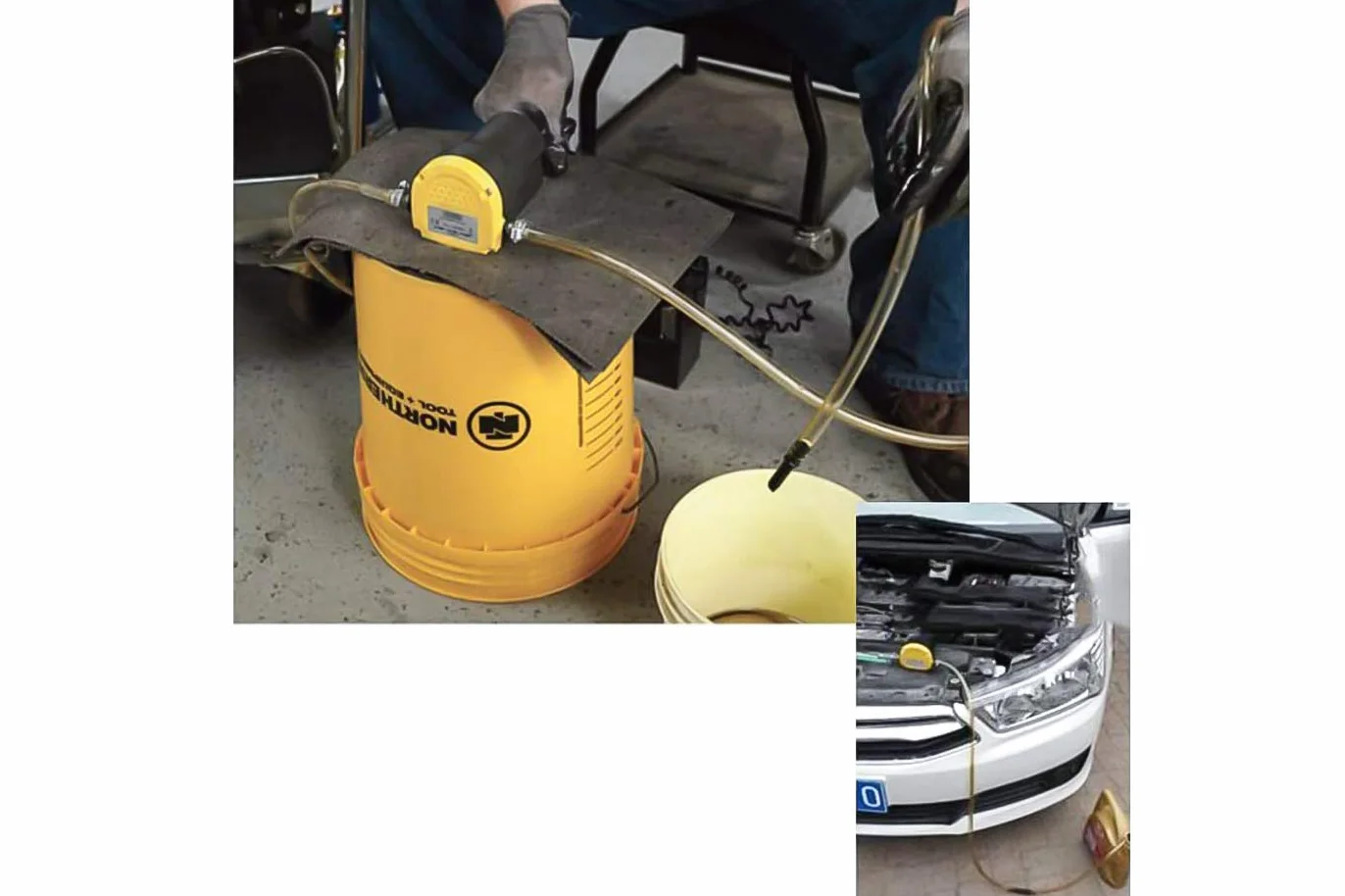 Yasta Pompa Olio Elettrica 12V Kit Travaso Aspira Liquidi Diesel Gasolio Carburante 1.5L/min