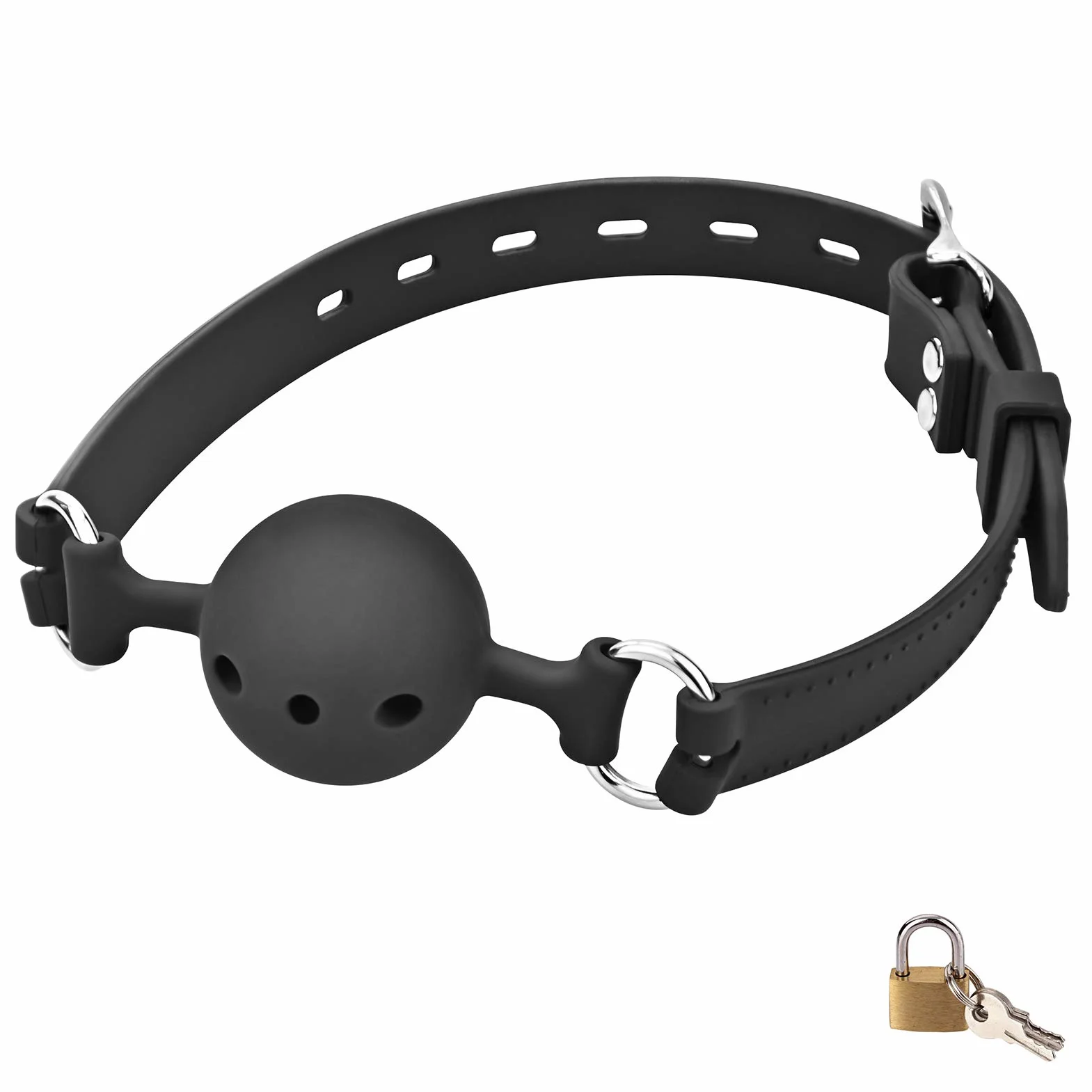Bocca traspirante Gag Silicone SM Sex Toy BDSM Fetish Bondage
