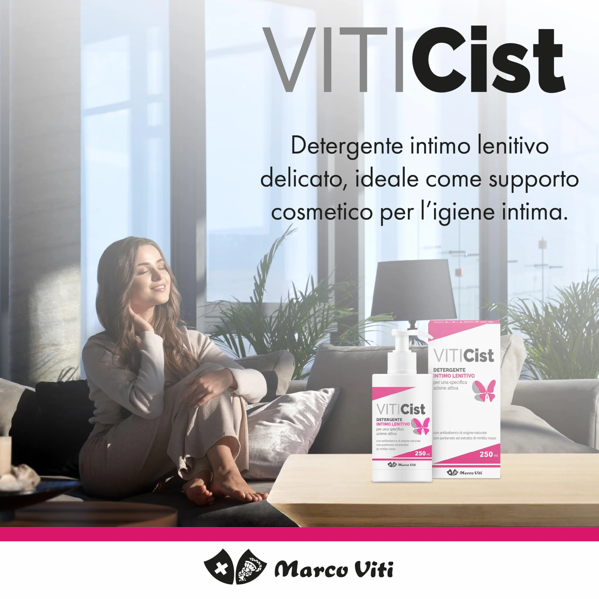 Viticist Detergente Intimo Lenitivo con Lichene d’Islanda e Pantenolo 250 ml