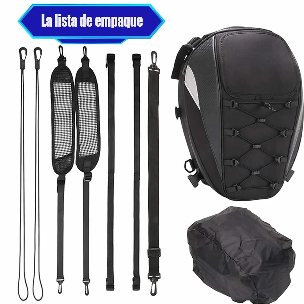 BIGFOX Borsa da sella per moto impermeabile 10-14 l
