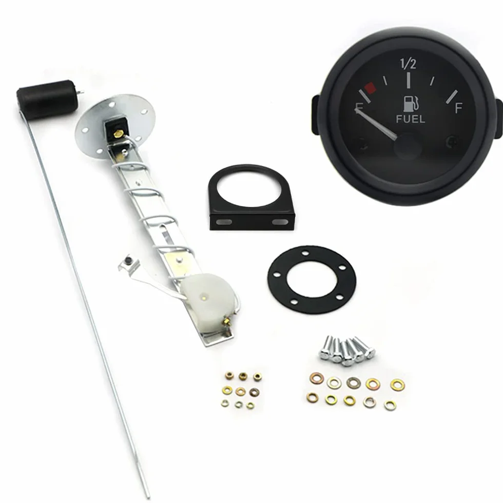 Indicatore di Livello Carburante Universale 52 mm 2 Pollici LED 12 V per Auto Barca SUV