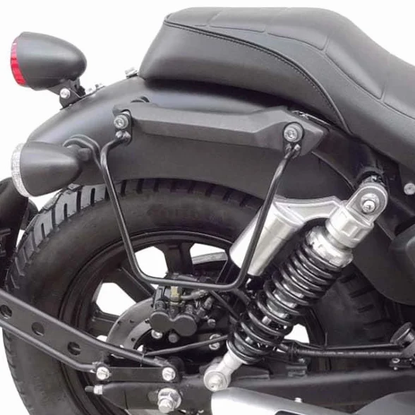 Borsa laterale motocicletta Keeway K-Light 125 nylon poliestere nera