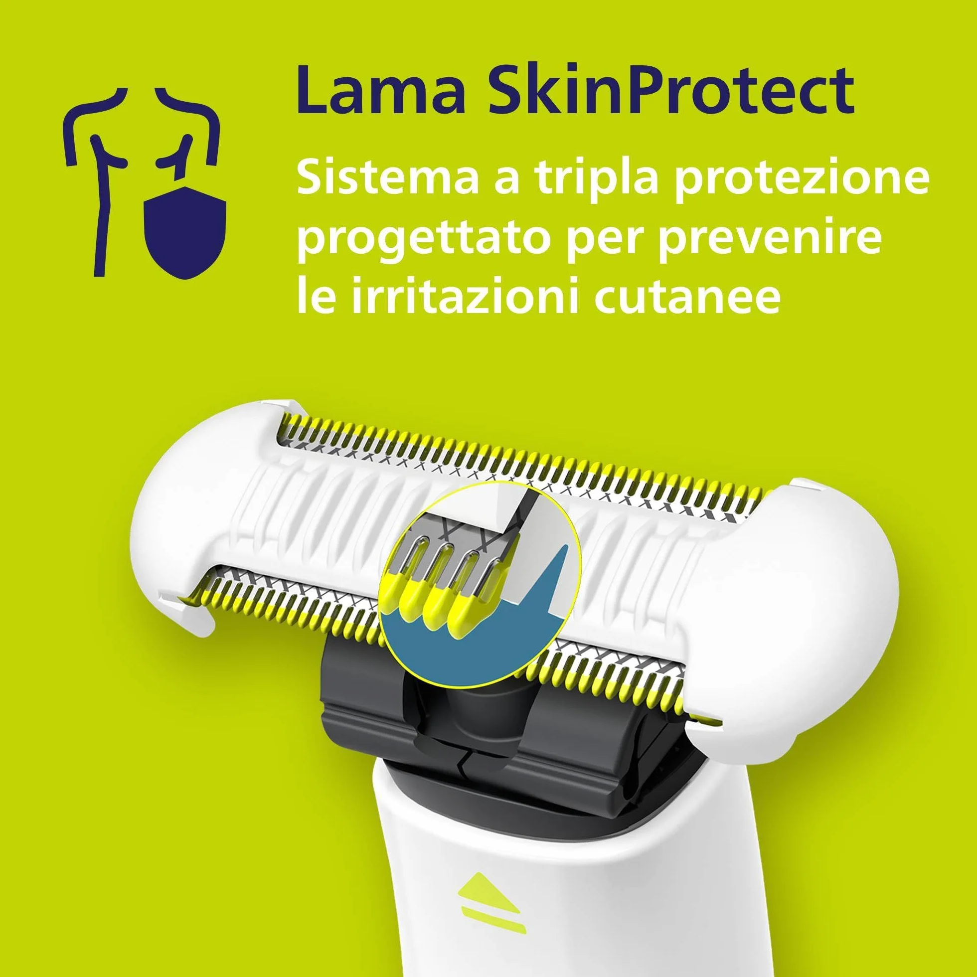 Philips OneBlade Intimate QP1924/30, maszynka do golenia i trymowania z ochroną skóry