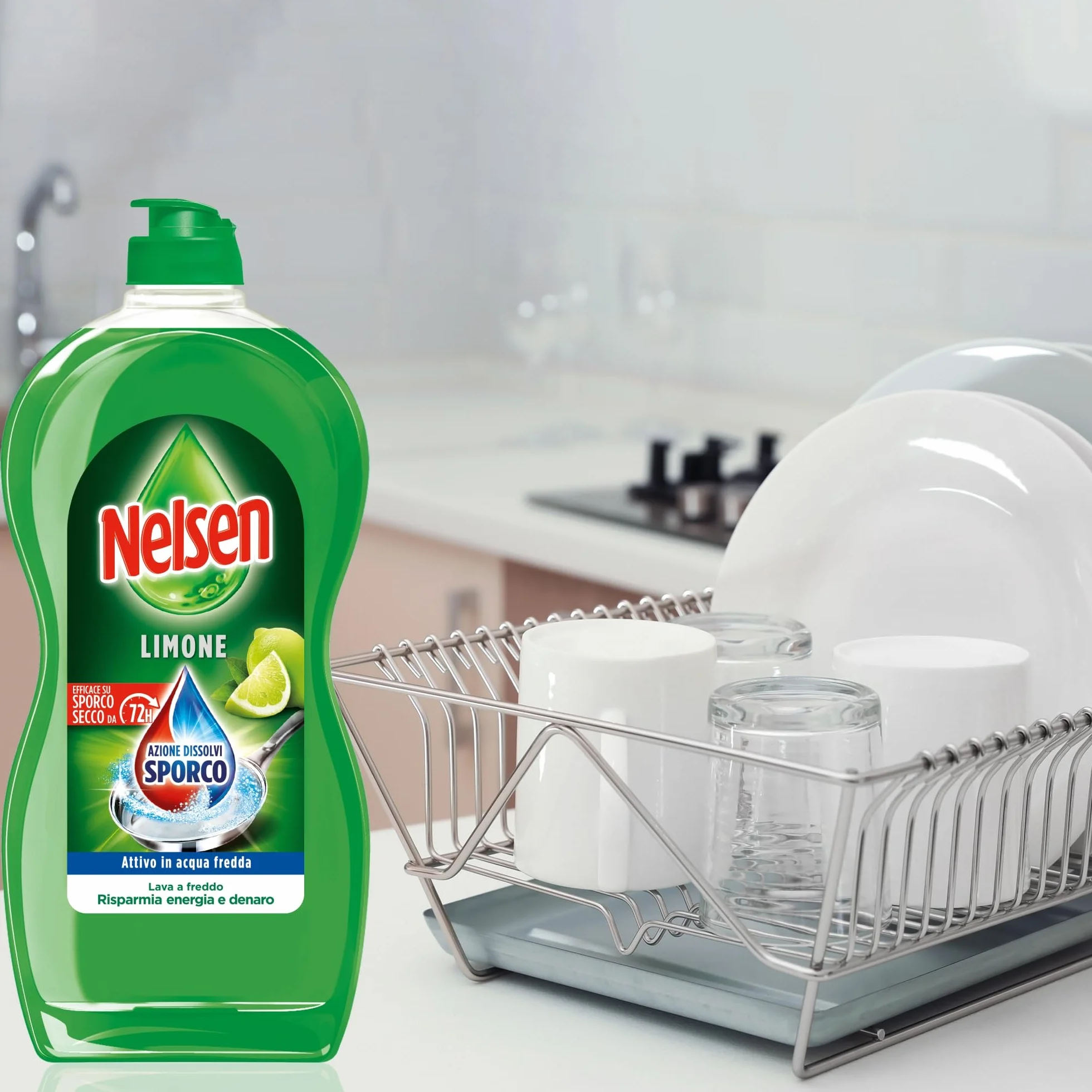 Nelsen Limone Detersivo per Piatti a Mano 900 ml
