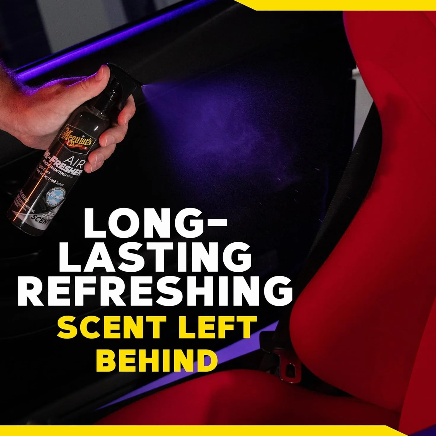 Meguiar's Black Chrome Air Refresher Spray Deodorante per Auto 237 ml