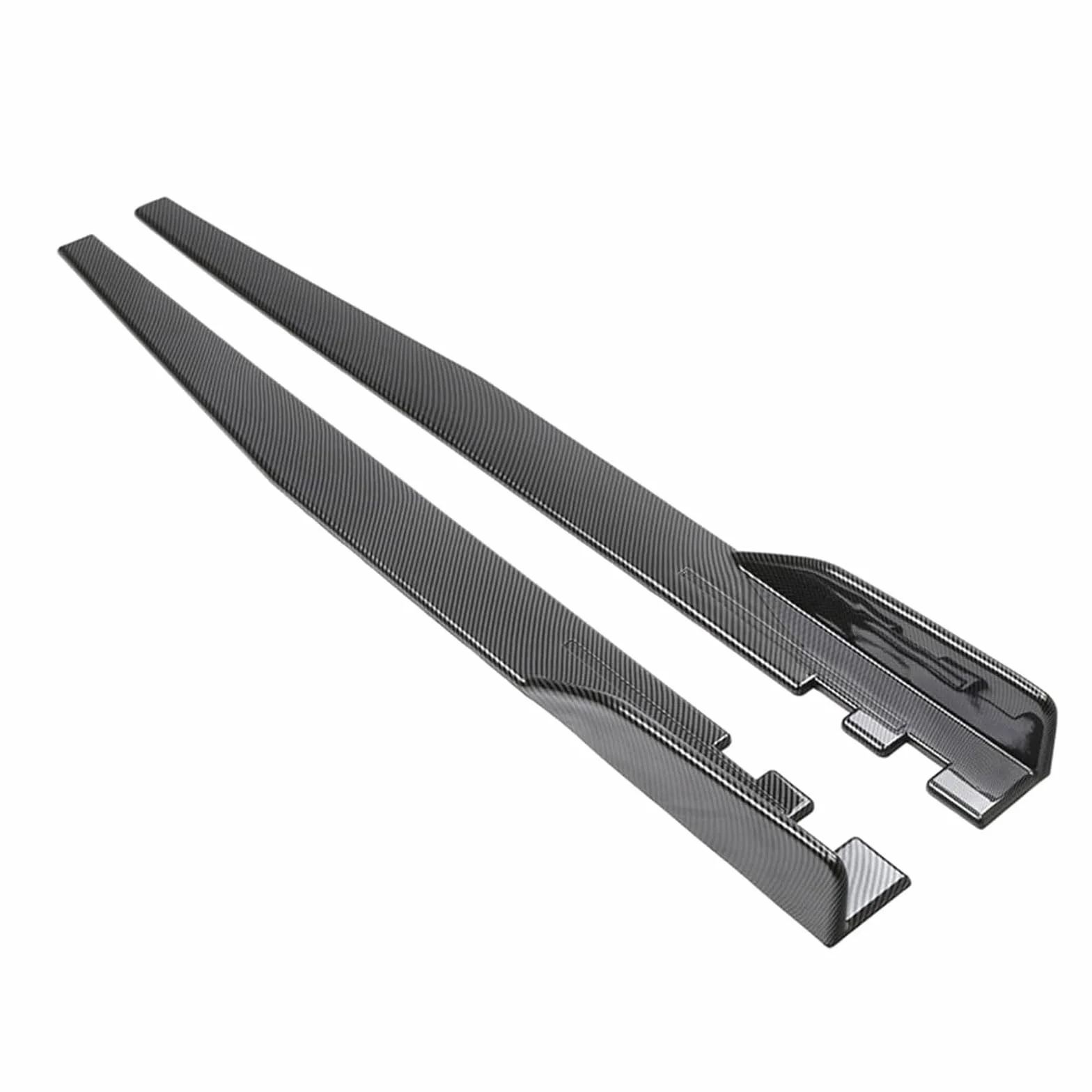 Auto Minigonne Laterali per Renault Arkana 2019 2020 2021 2022 2023 2024 2025, Alettoni Laterali Gonna Laterali Estensioni, Accessori Auto,Carbon Fiber Look