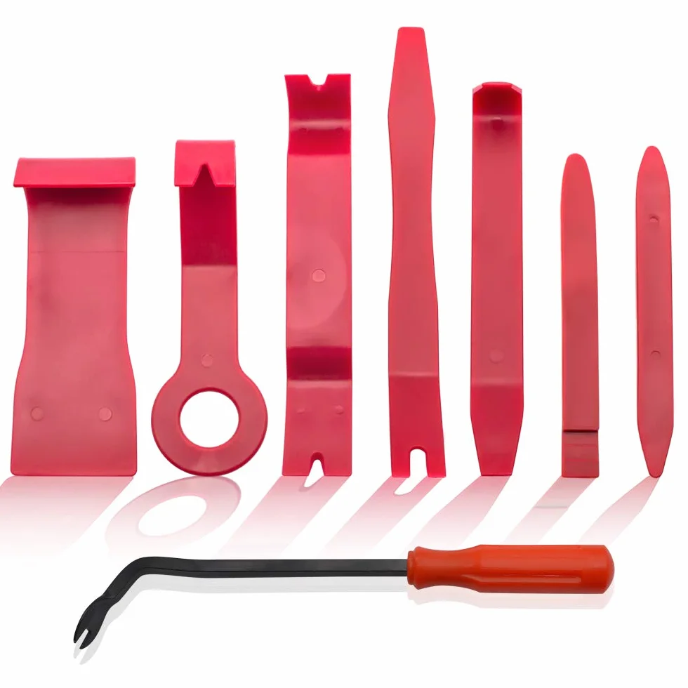 Strumento di Rimozione Auto Kit Utensile Smontaggio Pannello Porta Radio Cruscotto Cunei Plastica