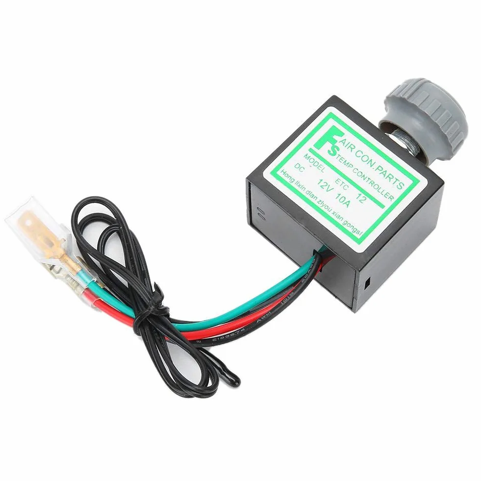 Termostato elettronico del condizionatore d'aria-KIMISS Accessorio automatico di controllo di temperatura elettronico del termostato del condizionatore d'aria dell'automobile universale dell'ABS di 1