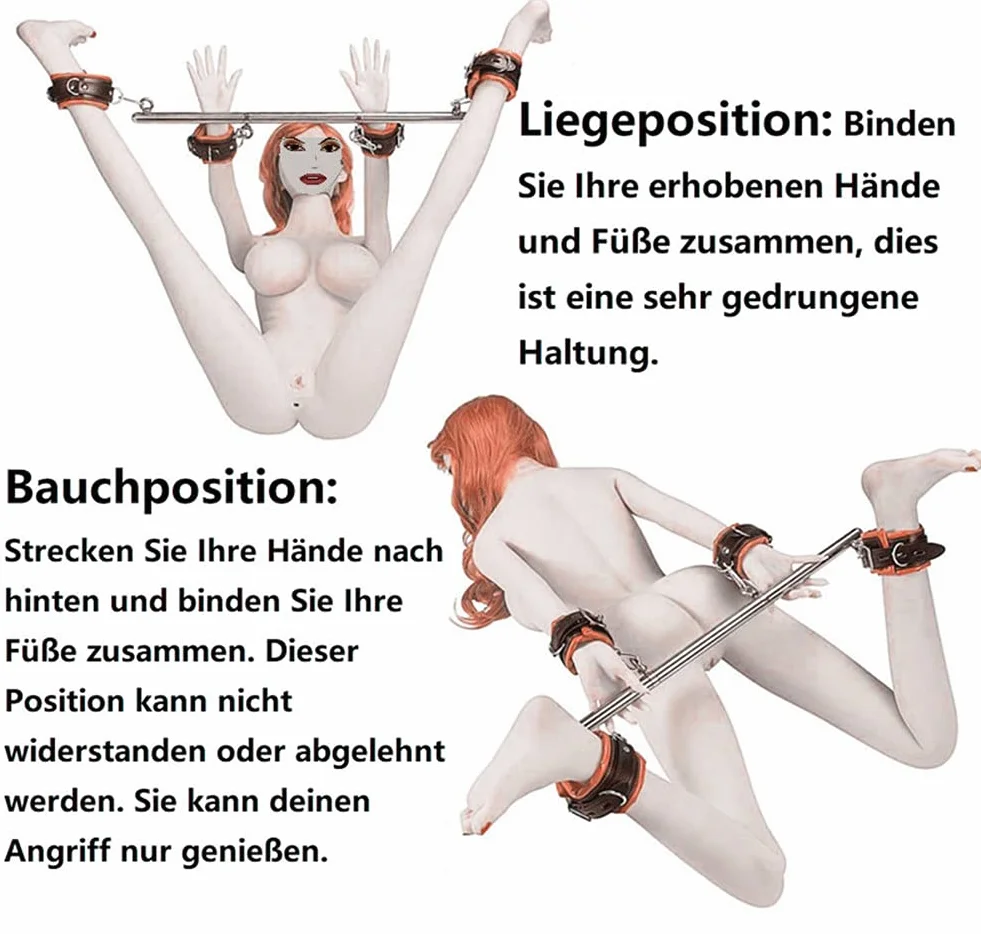 Regolabili Manette e Cavigliere per Bondage BDSM