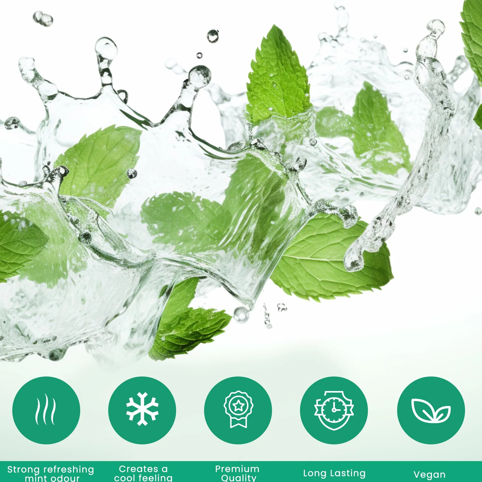Cristalli di mentolo 100 gr effetto rinfrescante ingrediente cosmetico accessori sauna infuso olio di menta 100% naturale