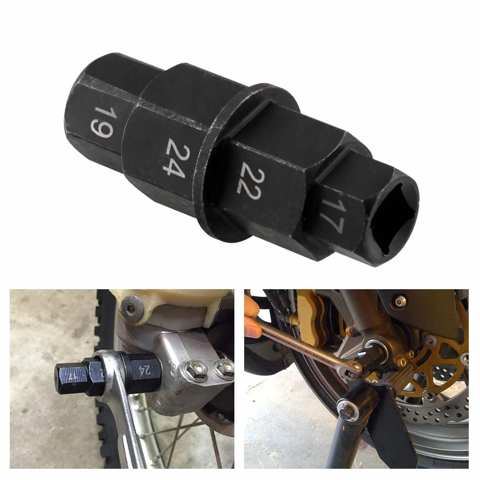 Fydun Chiave Esagonale per Ruota Moto 17mm 19mm 22mm 24mm