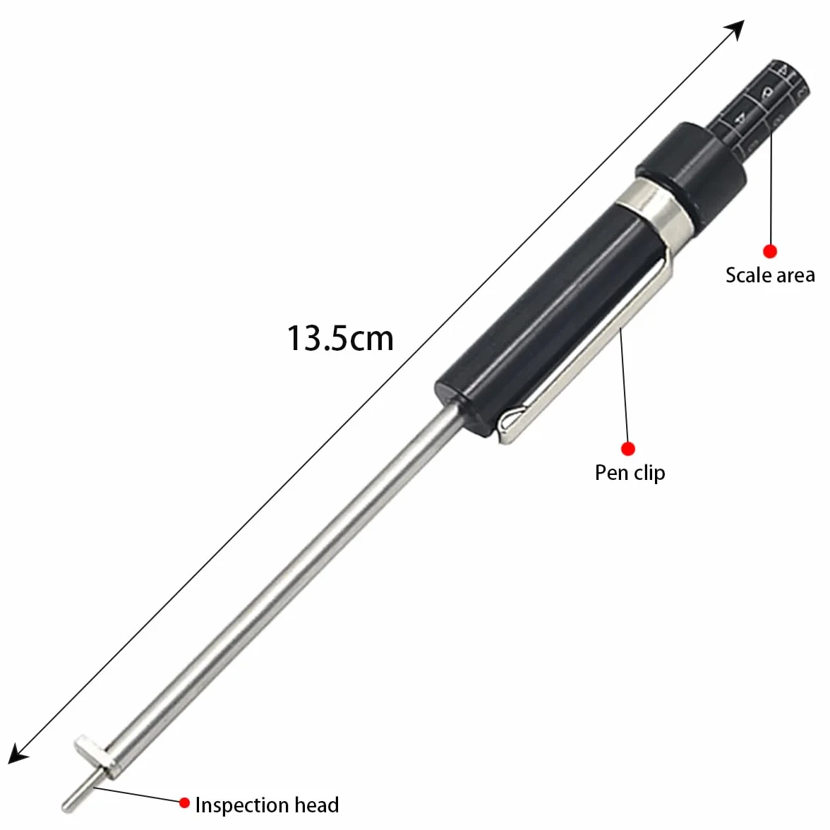 JNNJ Tester Pastiglie Freni Auto, Calibro Spessore Portatile