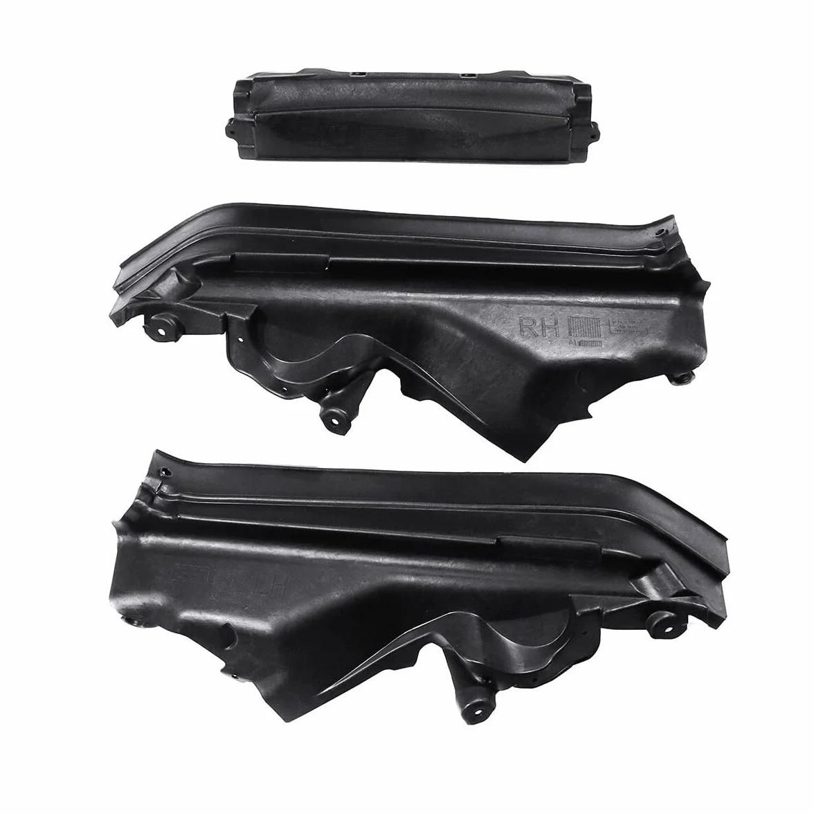Set pannelli divisori vano motore 3 pezzi ricambio X5 E70 LCI X6 E71 E72 Hyb 2006-2014