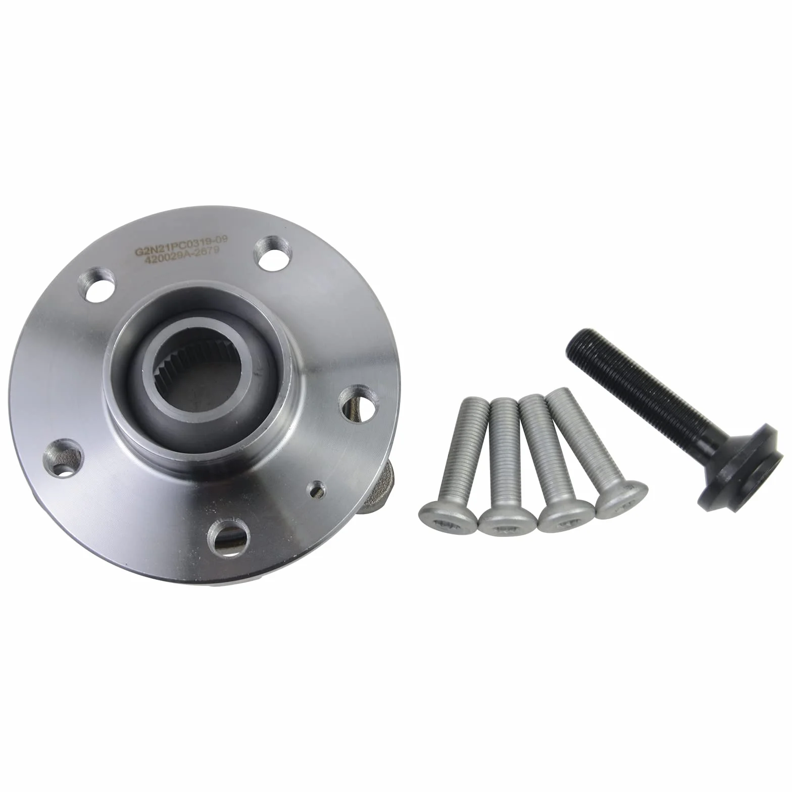 Set Cuscinetti Ruota Anteriore Cuscinetto Ruota con Mozzo Ruota Compatibile con A4 A5 A6 A7 A8 Q5 2007-2018 8K2 B8 C7 4G5 4HL 8RB 8K0407613B 4H0498625B