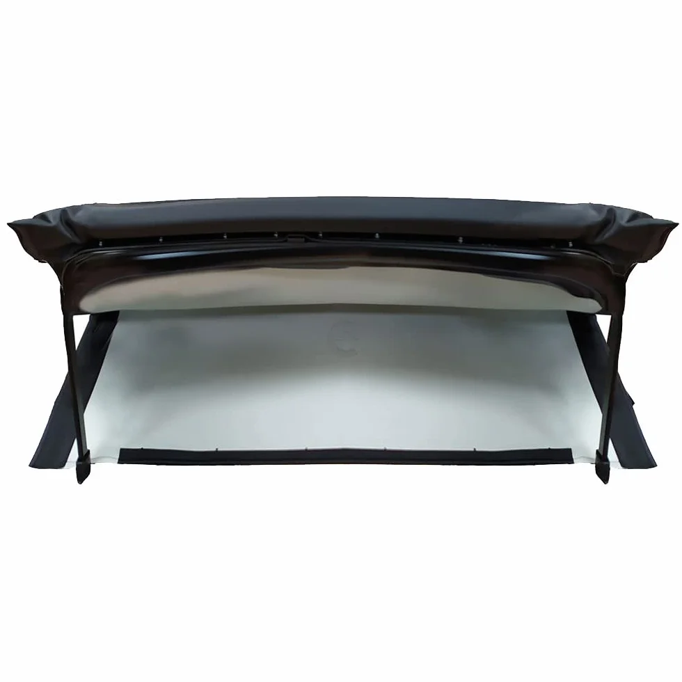 FAMAC CAPOTE COMPLETA TELAIO ALLUMINIO TETTO TELA RIGIDA 500 F/L/R D'EPOCA 1957 NERO INTERNO BEIGE-PANNA MADE IN ITALY