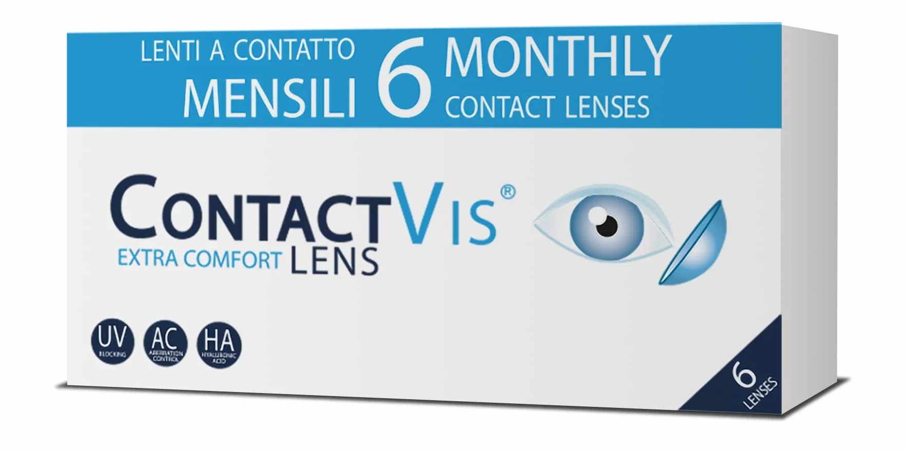 Extra Comfort Lens 6 Lenti A Contatto Mensili Miopia -3.75