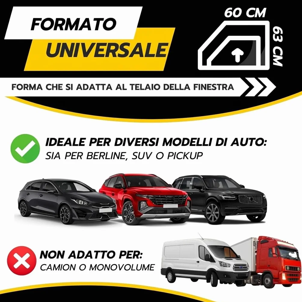 Set di 3 Pezzi Parasole Auto Bambini con Protezione Solare UV (1 finestra anteiori e 2 pezzi posteriori) | Tendine Parasole Auto Bambini e Neonati