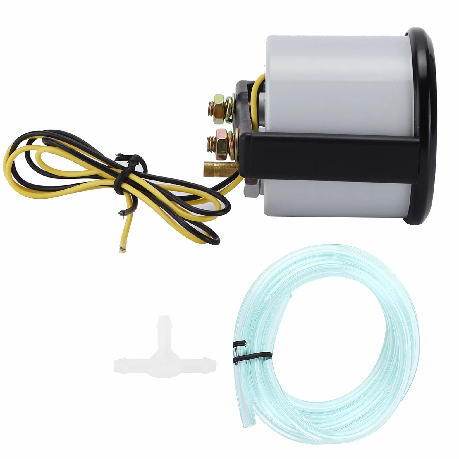 aqxreight Manometro Turbo Boost, 12V 52mm Manometro Turbo Boost 35PSI Display Digitale LED Blu Rosso Universale per Auto