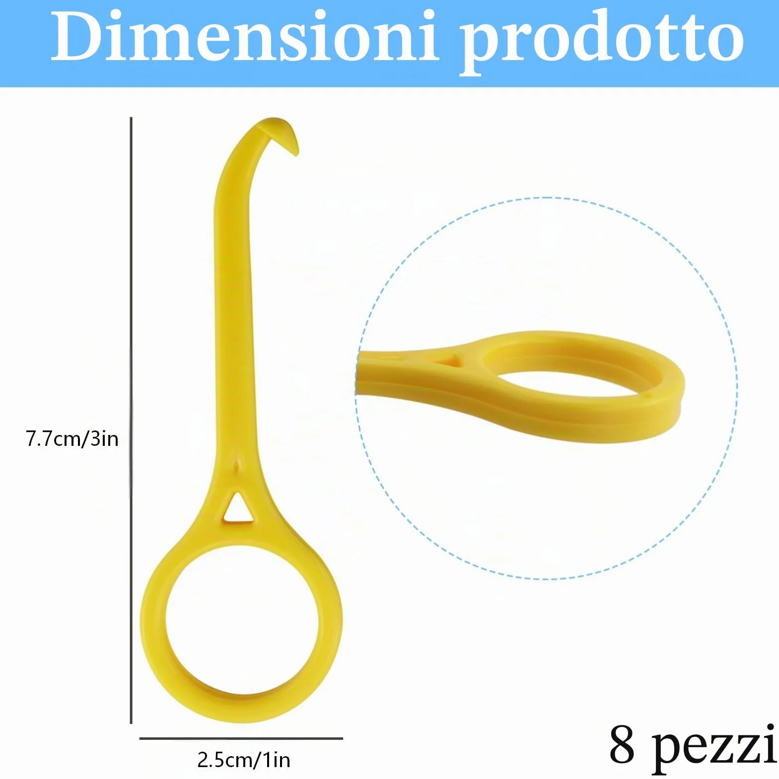Strumenti di Rimozione Ortodontici Invisibili Allineatore Estrattore 8 Pezzi