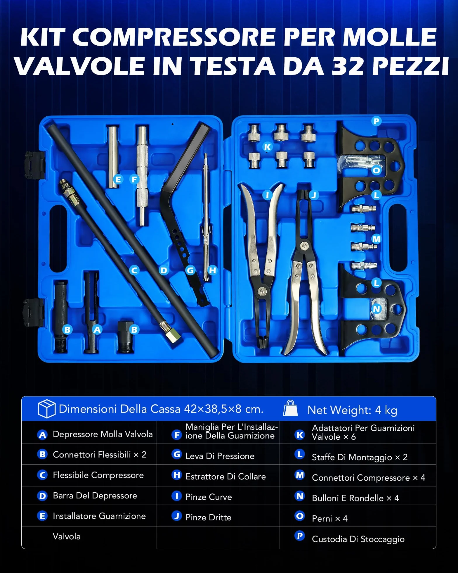 Orion Motor Tech Compressore per Molle Valvole Estrattore Installatore OHV OHC