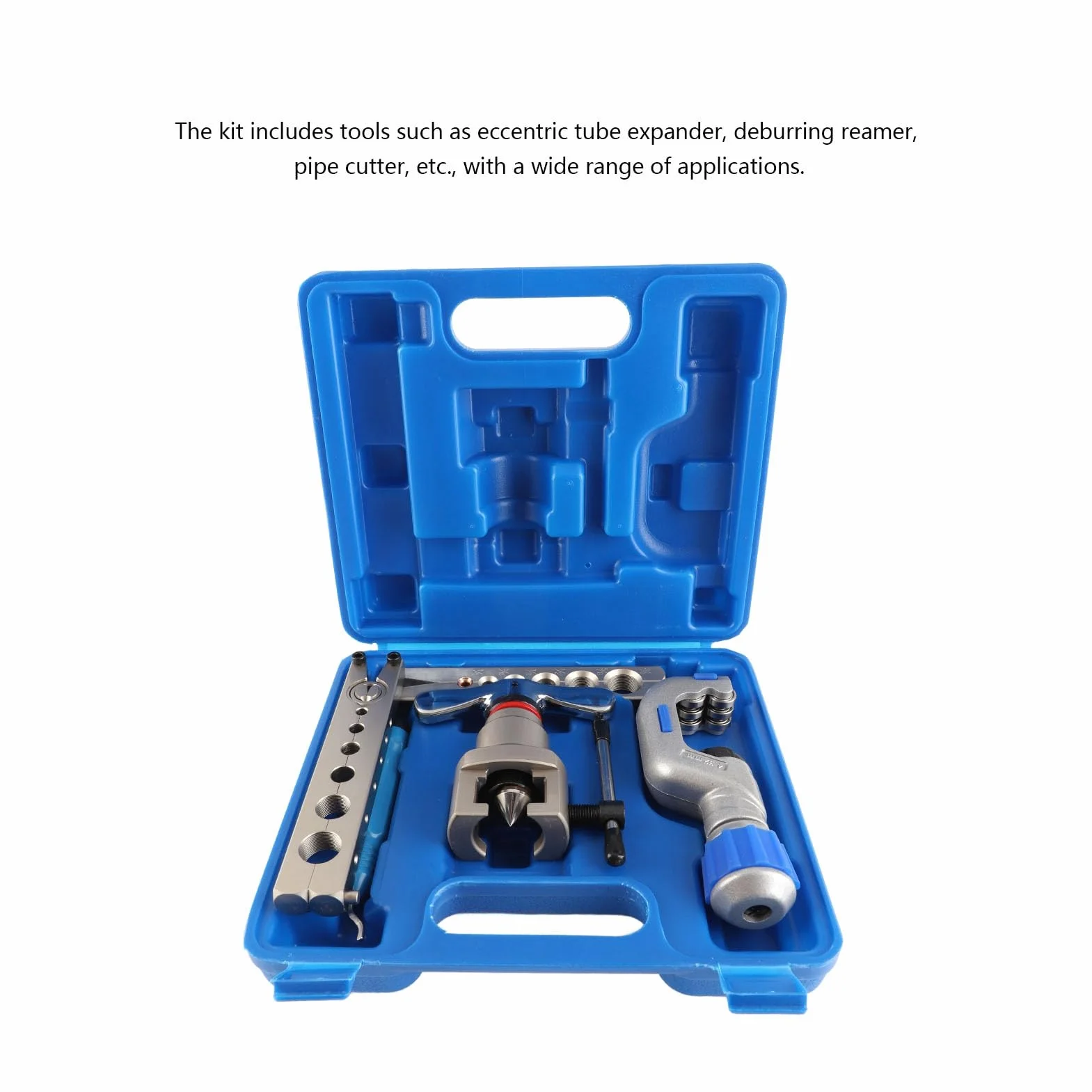 Strumenti di riparazione HVAC Expander tubo eccentrico Deburing Reamer Cutter Kit acciaio in lega