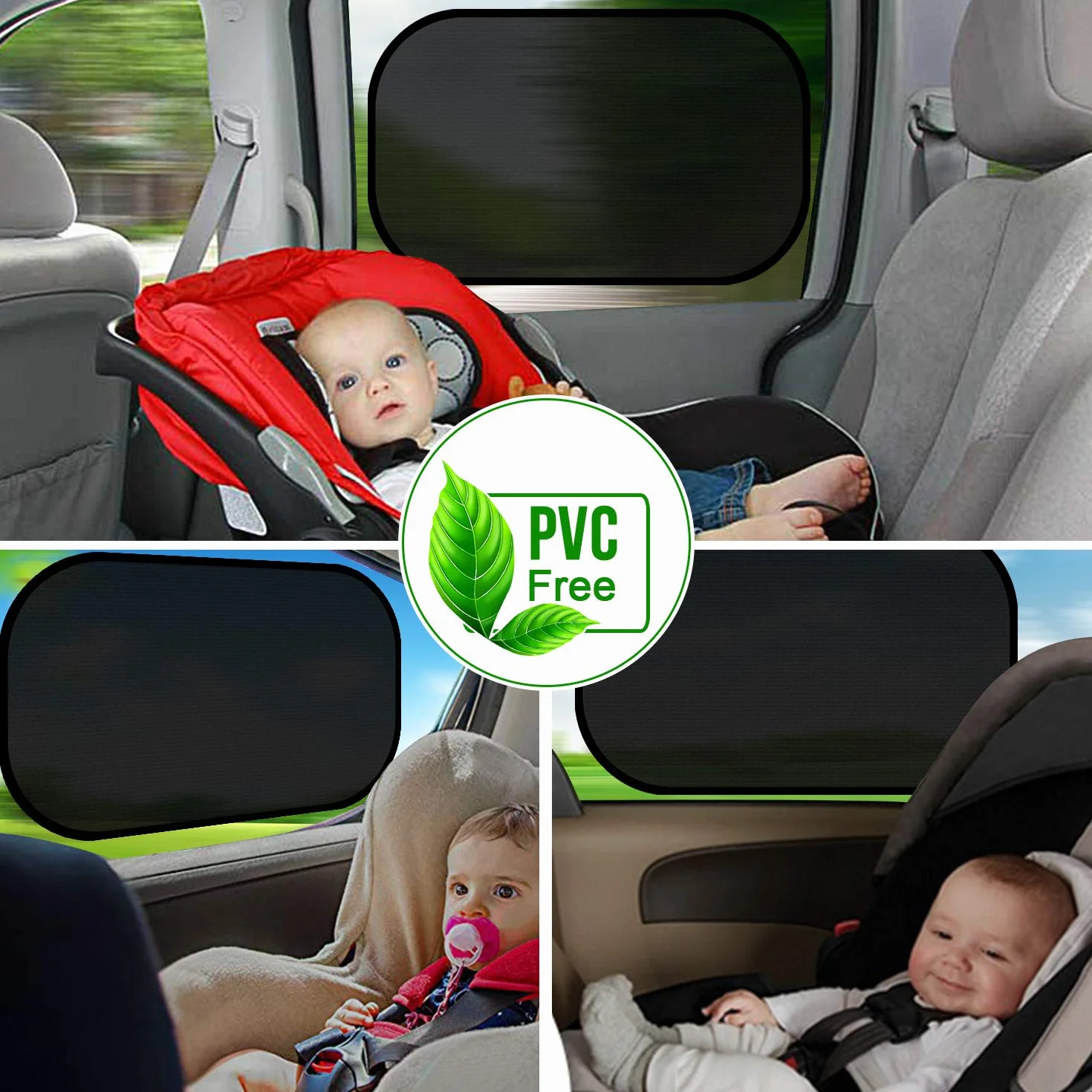 Parasole Auto Bambini Universali Protezione UV per Neonati Animali