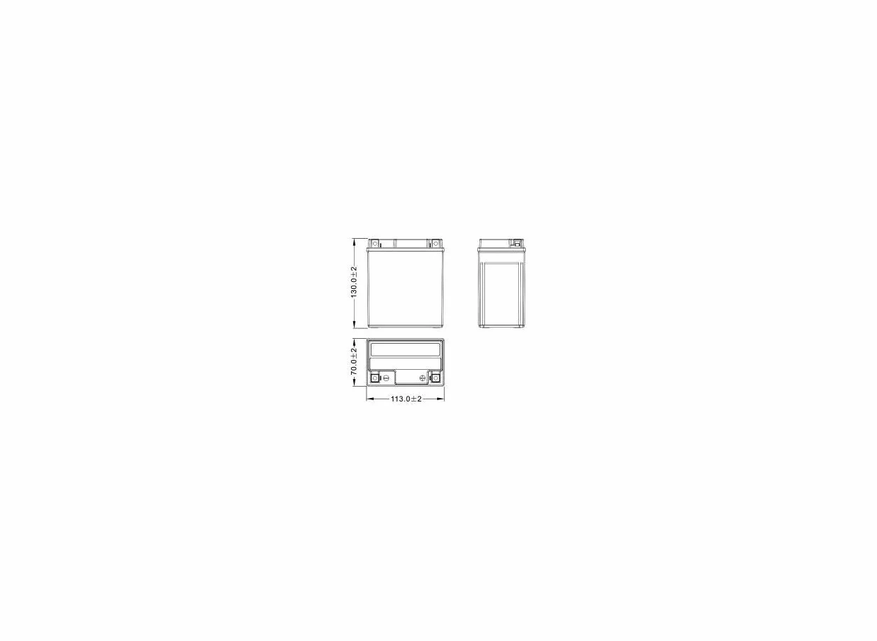 Batteria moto Fulbat Gel FTX7L-BS YTX7L-BS 12 V 6,3 AH 100 A