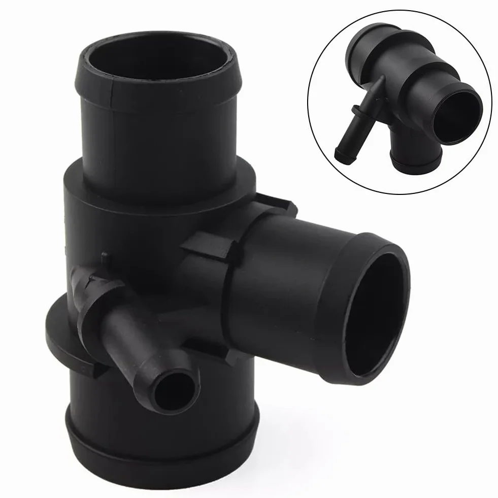 Gdfnmogo Alloggiamento termostato, connettore per tubo dell'acqua, LR025969 OEM, plastica ABS, nero, garanzia di prestazioni durature, sostituzione diretta