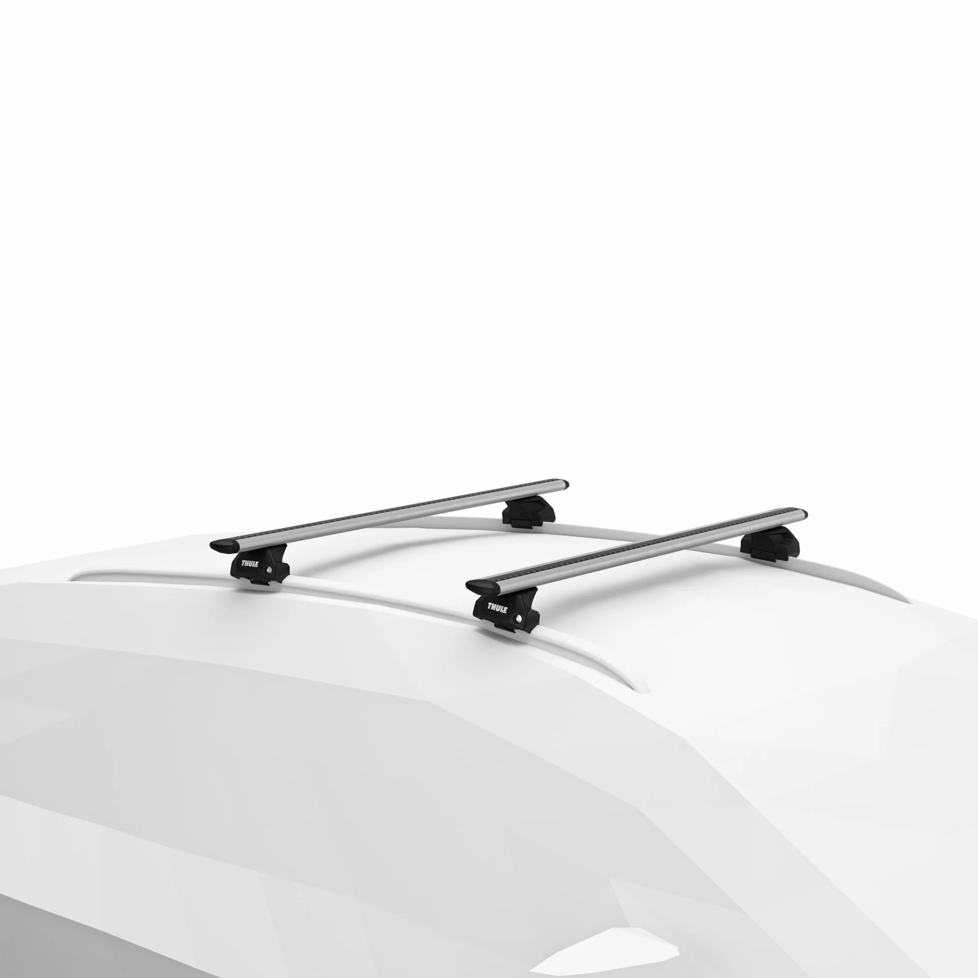 Thule Evo Flush Rail Piede Per Veicoli Confezione Da 4 Nero