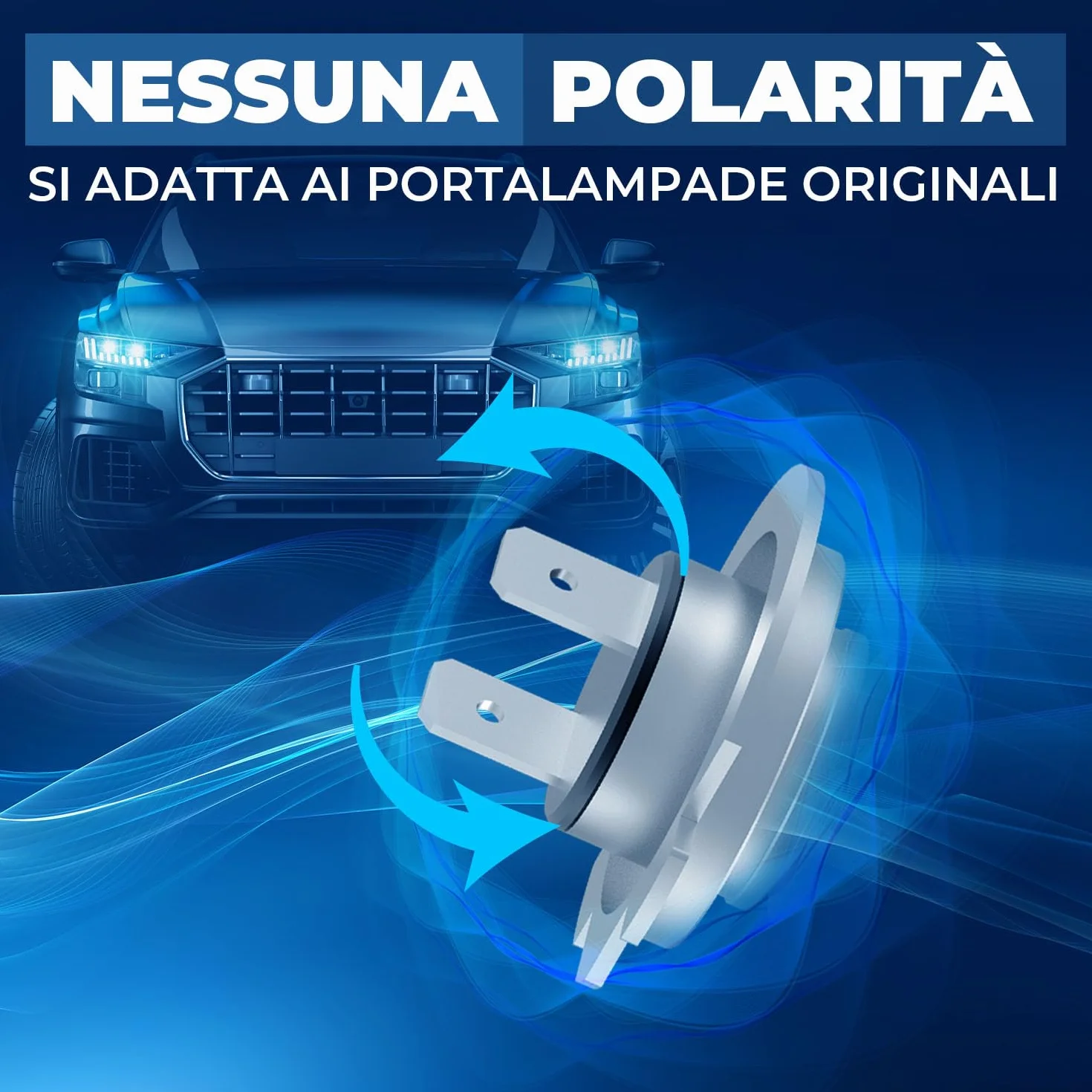 Luxlight Lampadina LED H8 H9 H11 20000LM 40W 12V 6500K Kit Sostituzione Fari Anabbaglianti Abbaglianti Auto