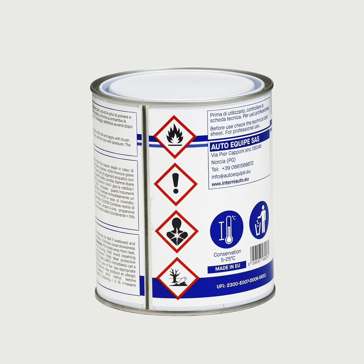 Kit Tessuto Cielo Auto bielastico antimpronta con Trama a Nido d'Ape + 2 Colla Resistente alle Alte Temperature. (3,00, Maggese)
