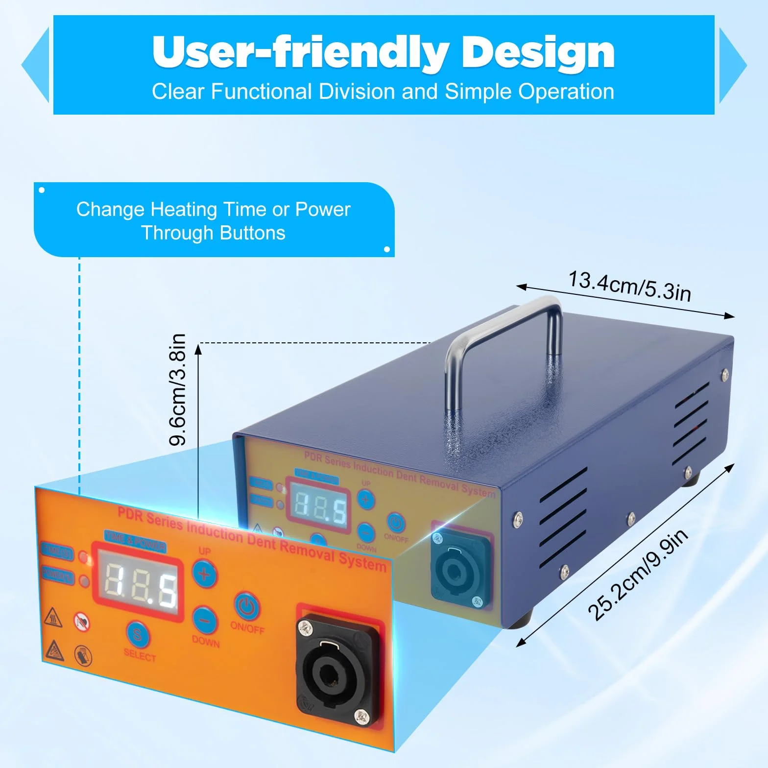 Dispositivo di Riscaldamento a Induzione per Riparazione di Ammaccature Auto PDR Riscaldamento a Induzione 1380W Hot Box Strumento di Riparazione per Ammaccature Senza Vernice Auto Strumento di