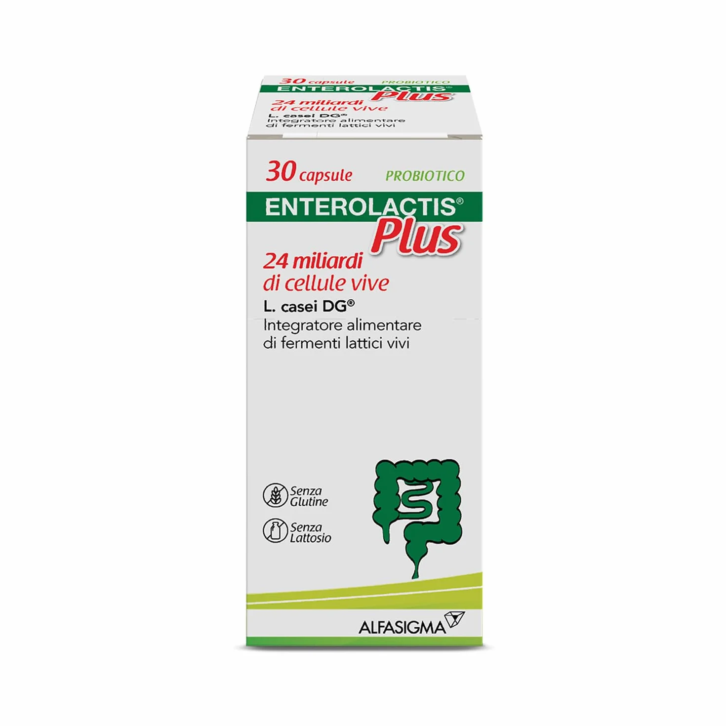 Enterolactis Plus 30 capsule: probiotici fermenti lattici per flora intestinale
