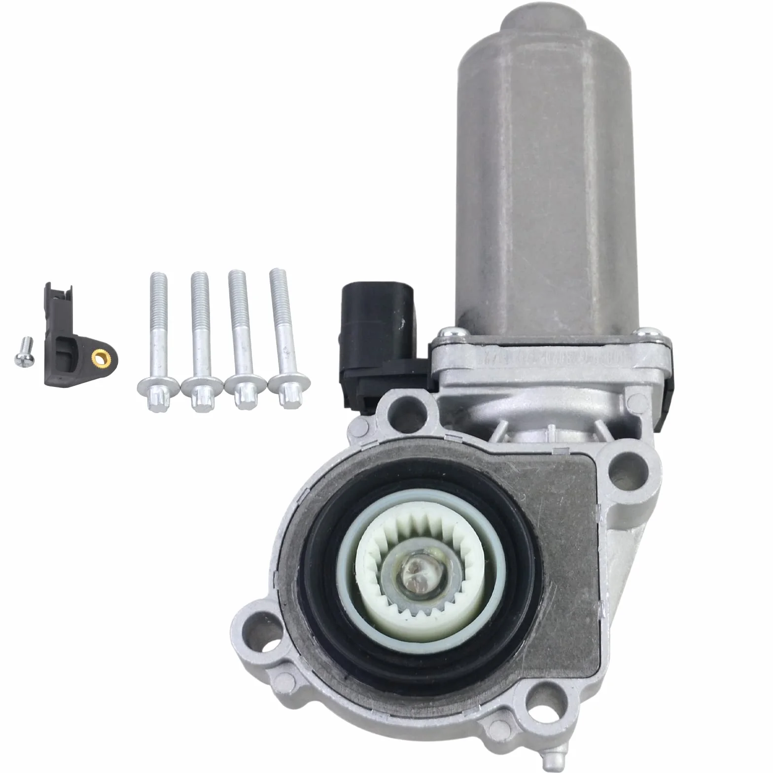 27107566296 Motore cambio attuatore per scatola di trasferimento 4WD con sensore compatibile con X3 X83, F25 (2004-2010) X5 E53, E70, F15, F85 (2000-2006) X6 E71 # 27103455139 27107541782 27103455136