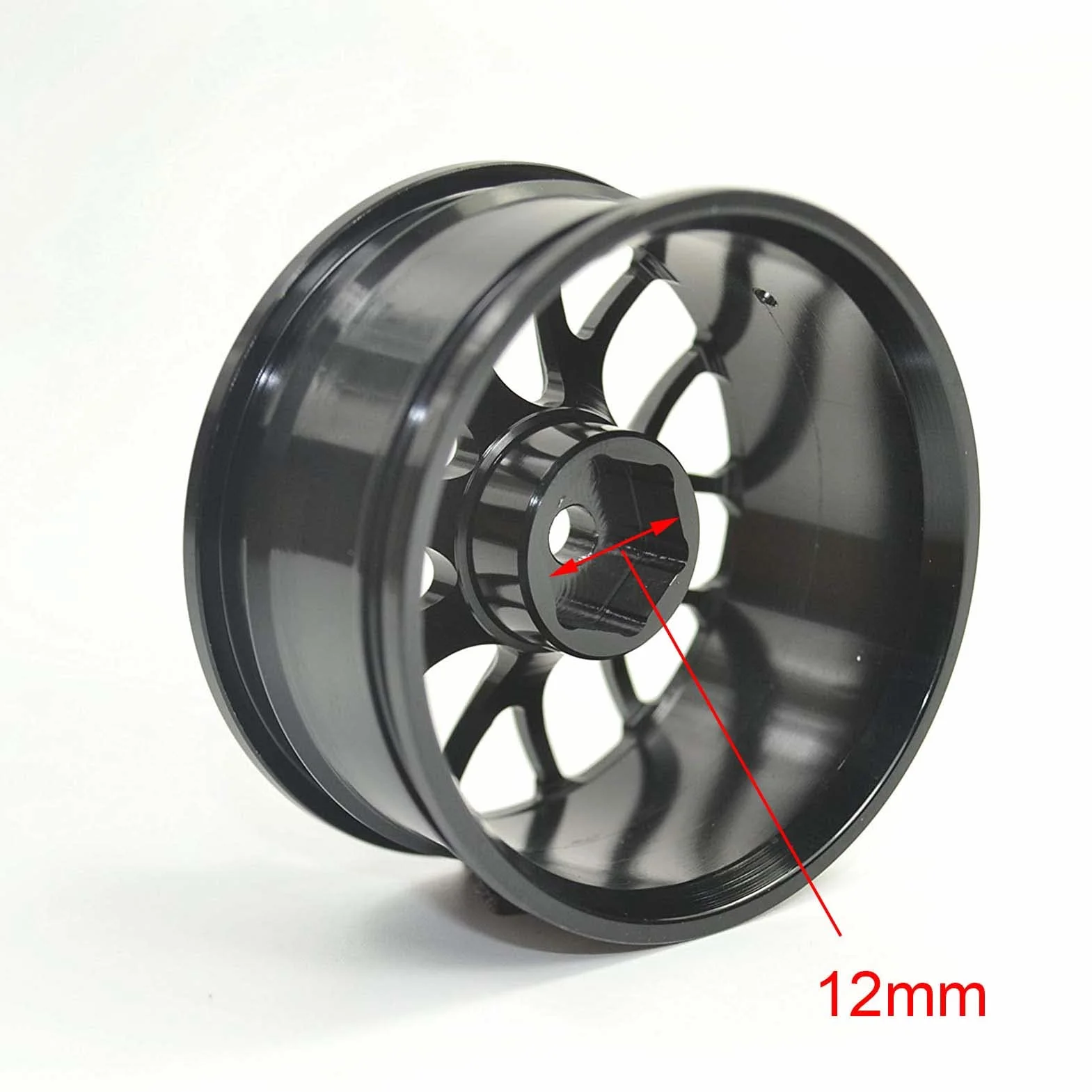 KEEDA Cerchi in lega da 52 mm per auto da corsa RC Drift On Road HSP Redcat HPI Himoto Kyosho (blu)