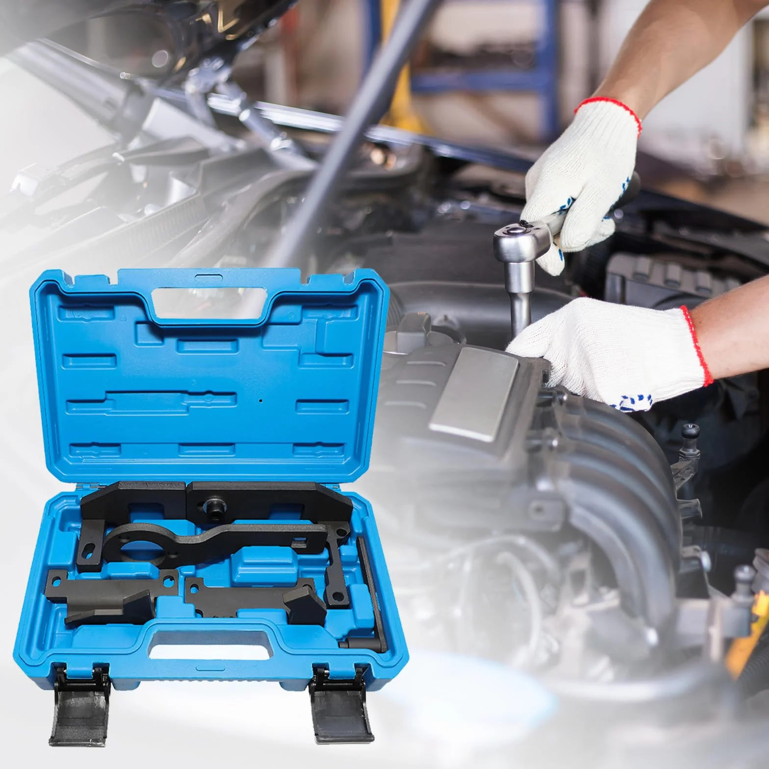 Kit Messa in Fase Motore Compatibile con Peugeot 1.0 VTi 1.2 VTi 108 208 308 2008, con Citroen, con Opel, con PSA, con Toyota 1.0 1.2, con EB0 (ZMZ) con EB2 (HMZ)