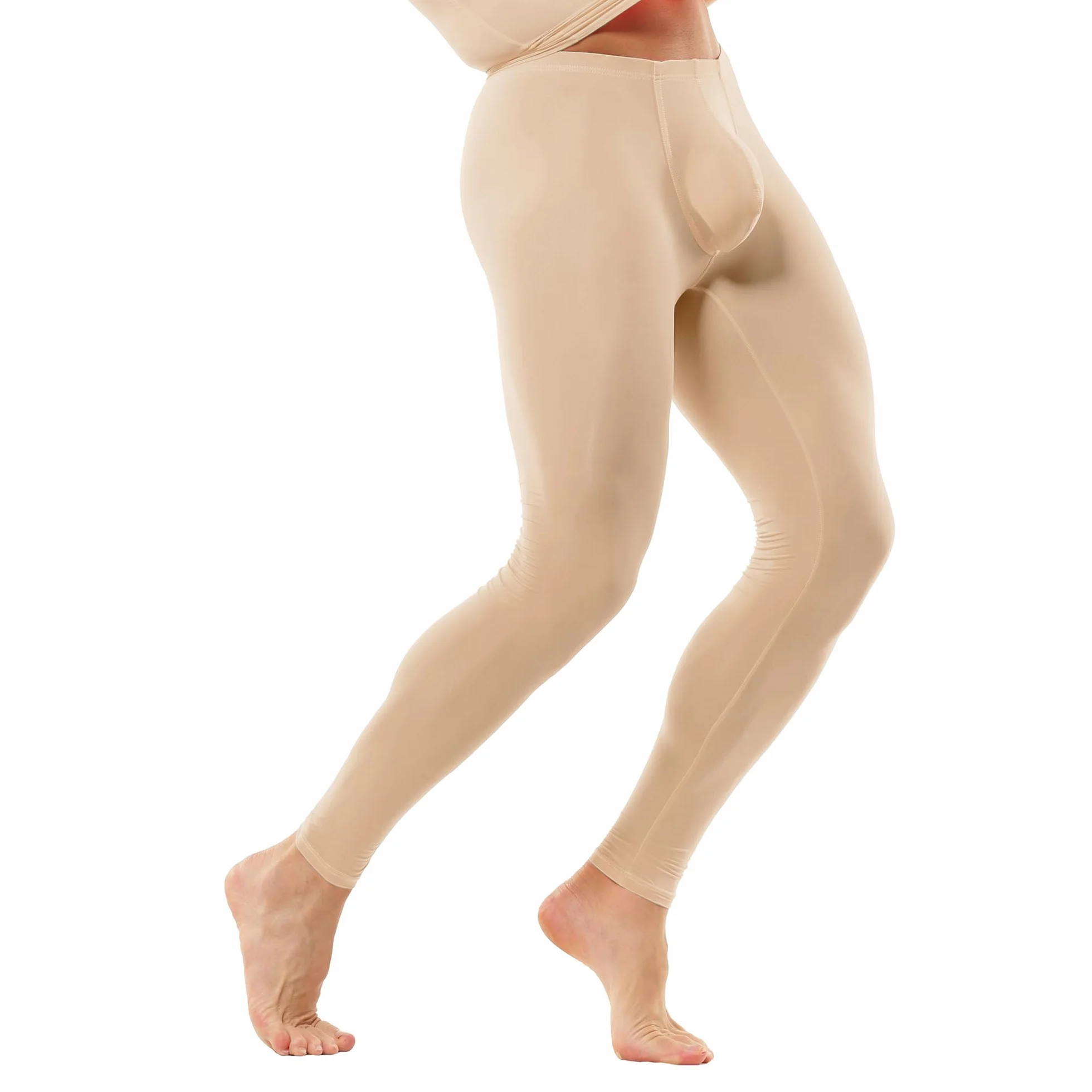QiaTi Leggings Lunghi Compressione Uomo