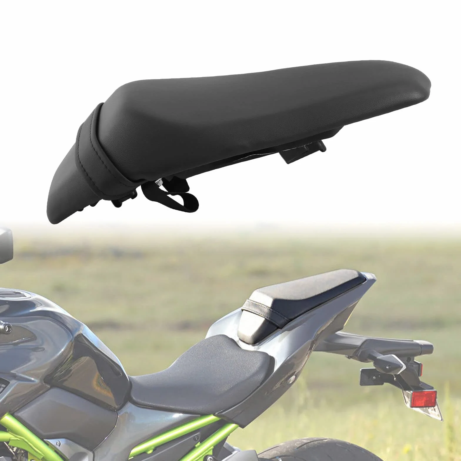 TCMT Cuscino del sedile del passeggero posteriore adatto per Kawasaki Z900 2017-2023