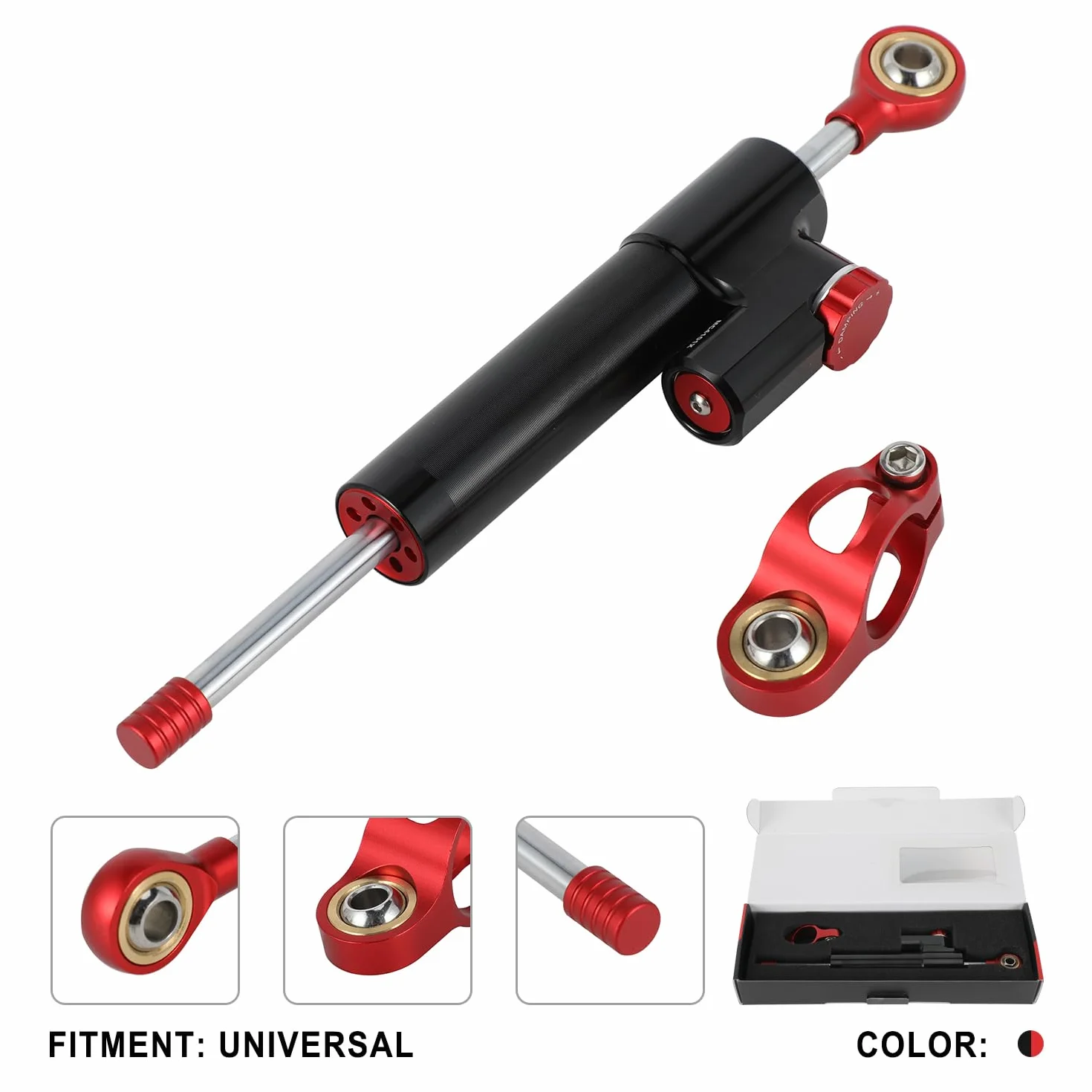 Ammortizzatori Monopattino Elettrico Universale per Skycore per JGH Monopattino E-Scooter Rosso